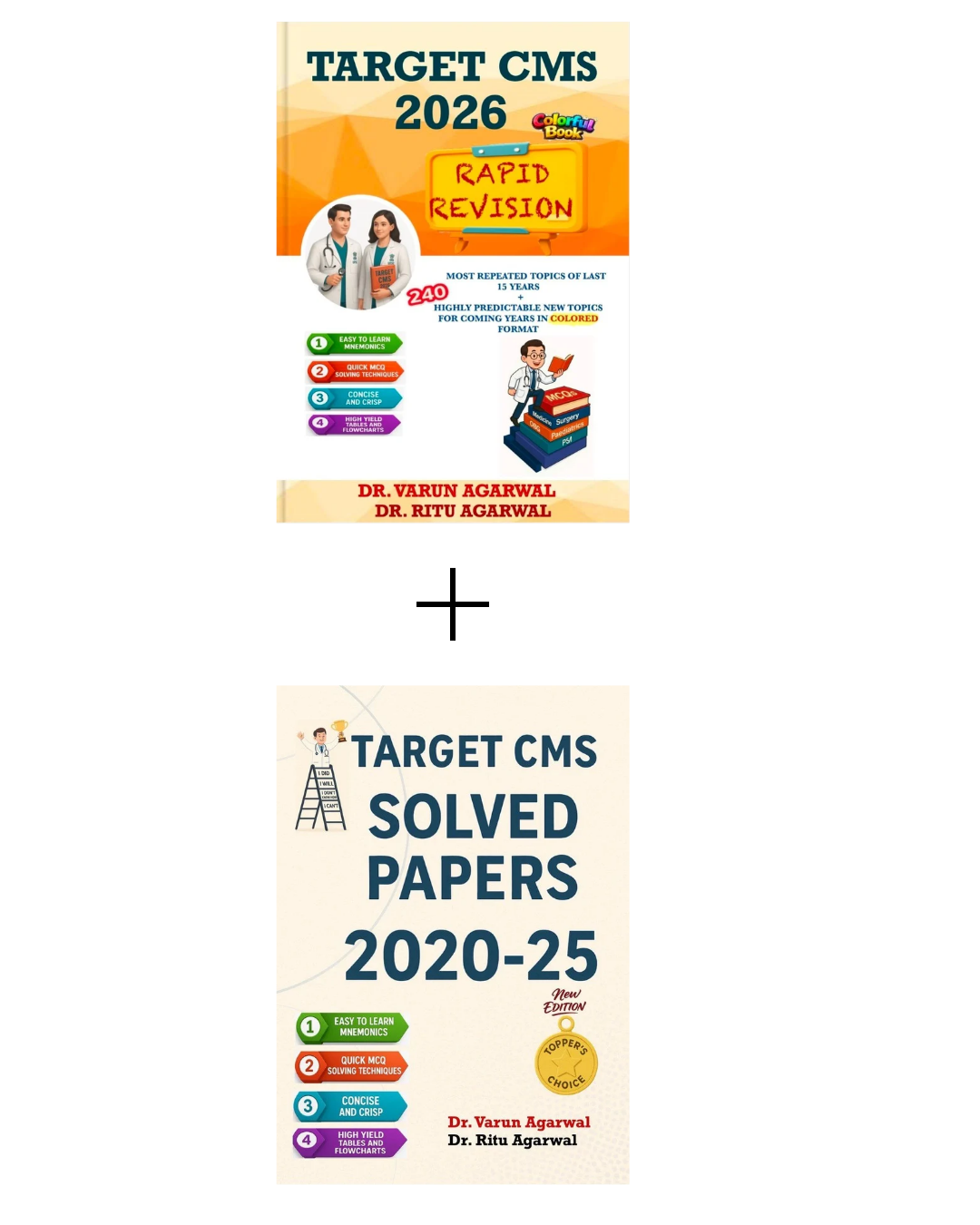 Target CMS Solved Papers 2020-2025 + Target CMS 2026 Rapid Revision Book Combo | UPSC CMS Preparation Bundle | By Dr Varun Agarwal - Image 2