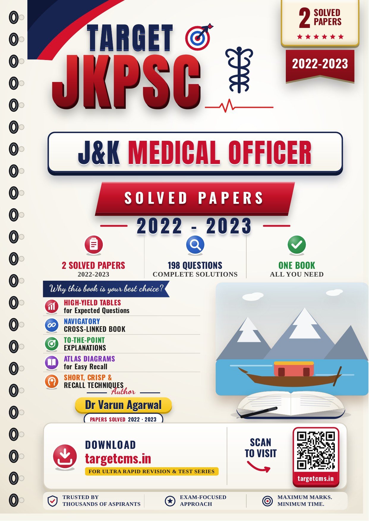 J&K Medical Officer book cover by Dr Varun Agarwal — Target CMS