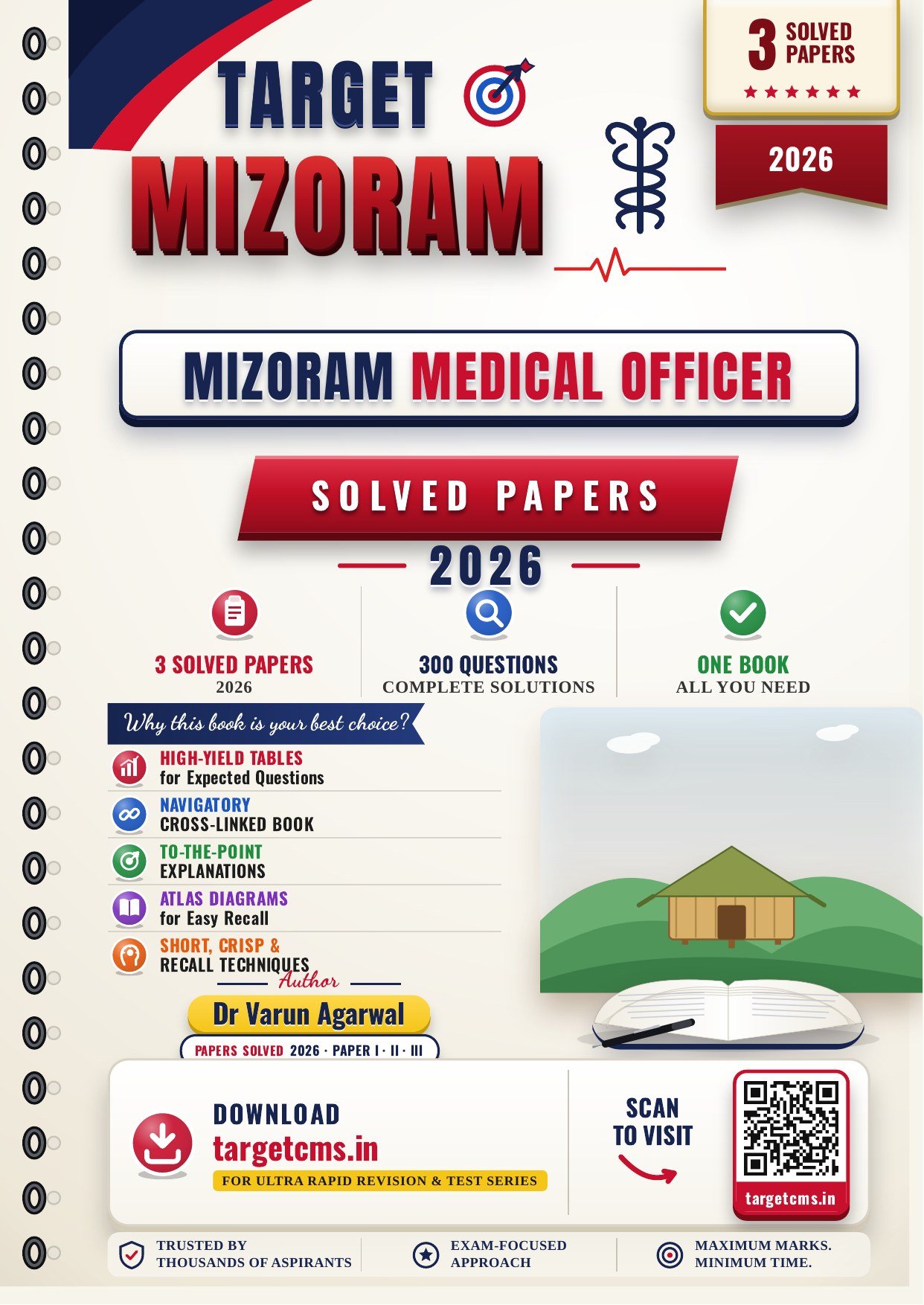 Mizoram Medical Officer book cover by Dr Varun Agarwal — Target CMS