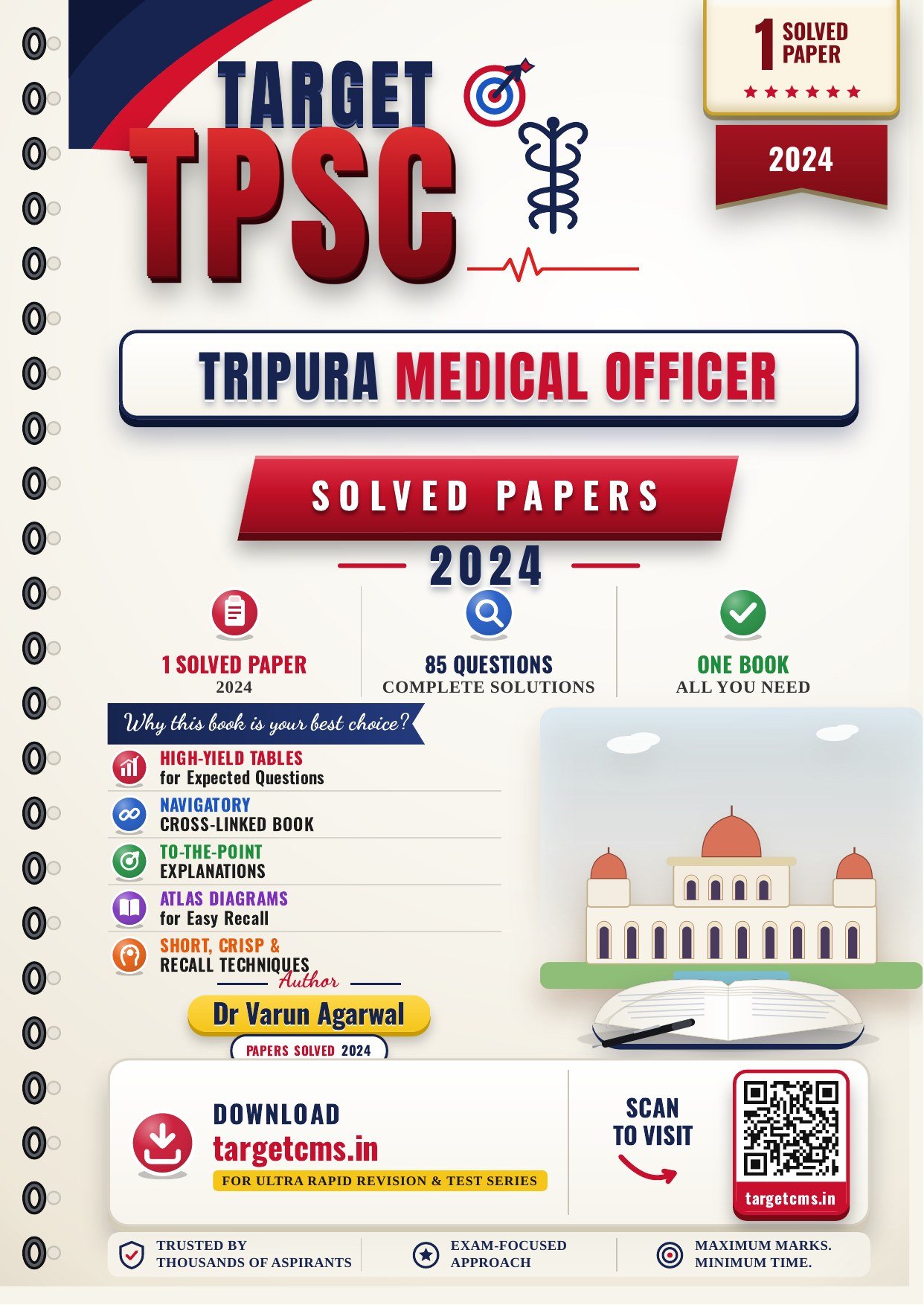 Tripura Medical Officer book cover by Dr Varun Agarwal — Target CMS