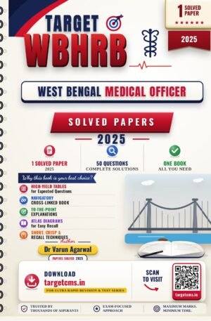 West Bengal Medical Officer book cover by Dr Varun Agarwal — Target CMS