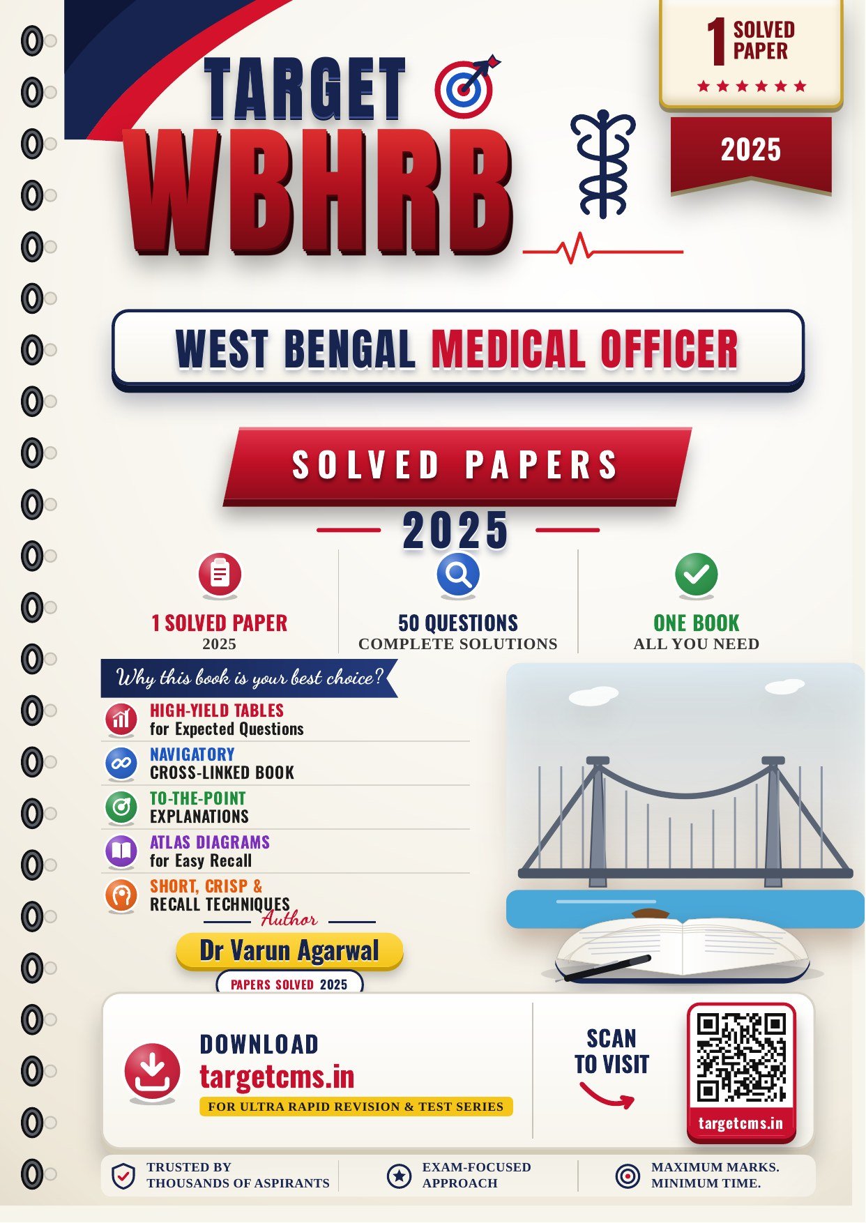 West Bengal Medical Officer book cover by Dr Varun Agarwal — Target CMS